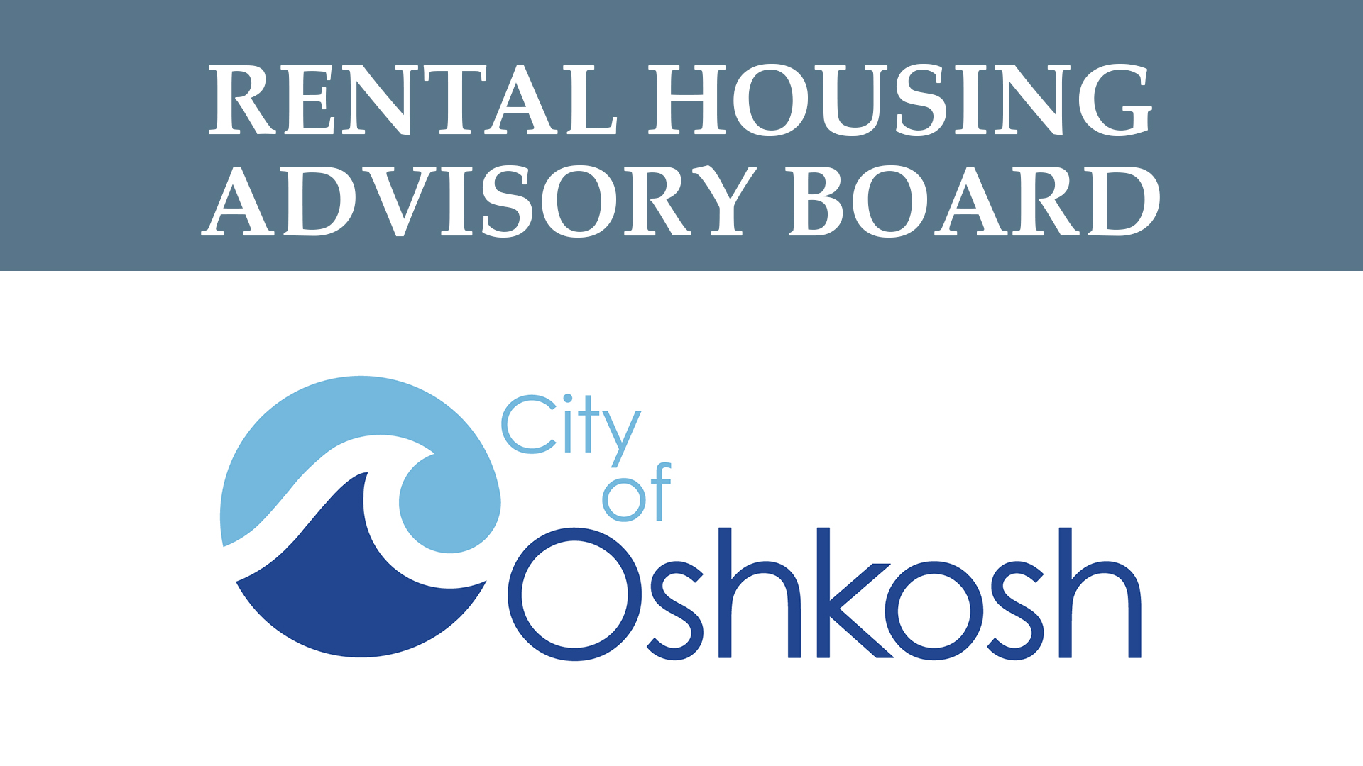 Oshkosh Rental Housing Advisory Board - 12/14/22